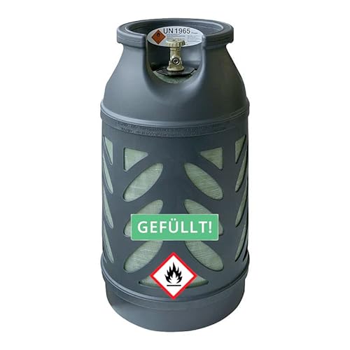 BlueCraft Premium 10 kg Composite Eigentum Propangasflasche gefüllt Cover