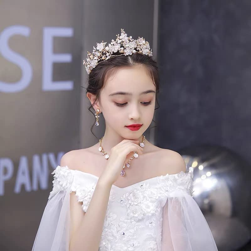 Tiara met vlinders, kristallen, parels, bruiloft, bruidssieraad, haarsieraad voor bruiloft, verjaardag, feest - Image 4