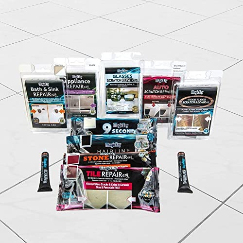 image for MagicEzy Bath & Sink RepairEzy (Beige/White) - Tub Repair Kit | Porcel