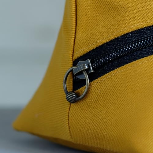 Peso de Porta de Sarja Moderno e Elegante Amarelo Mostarda