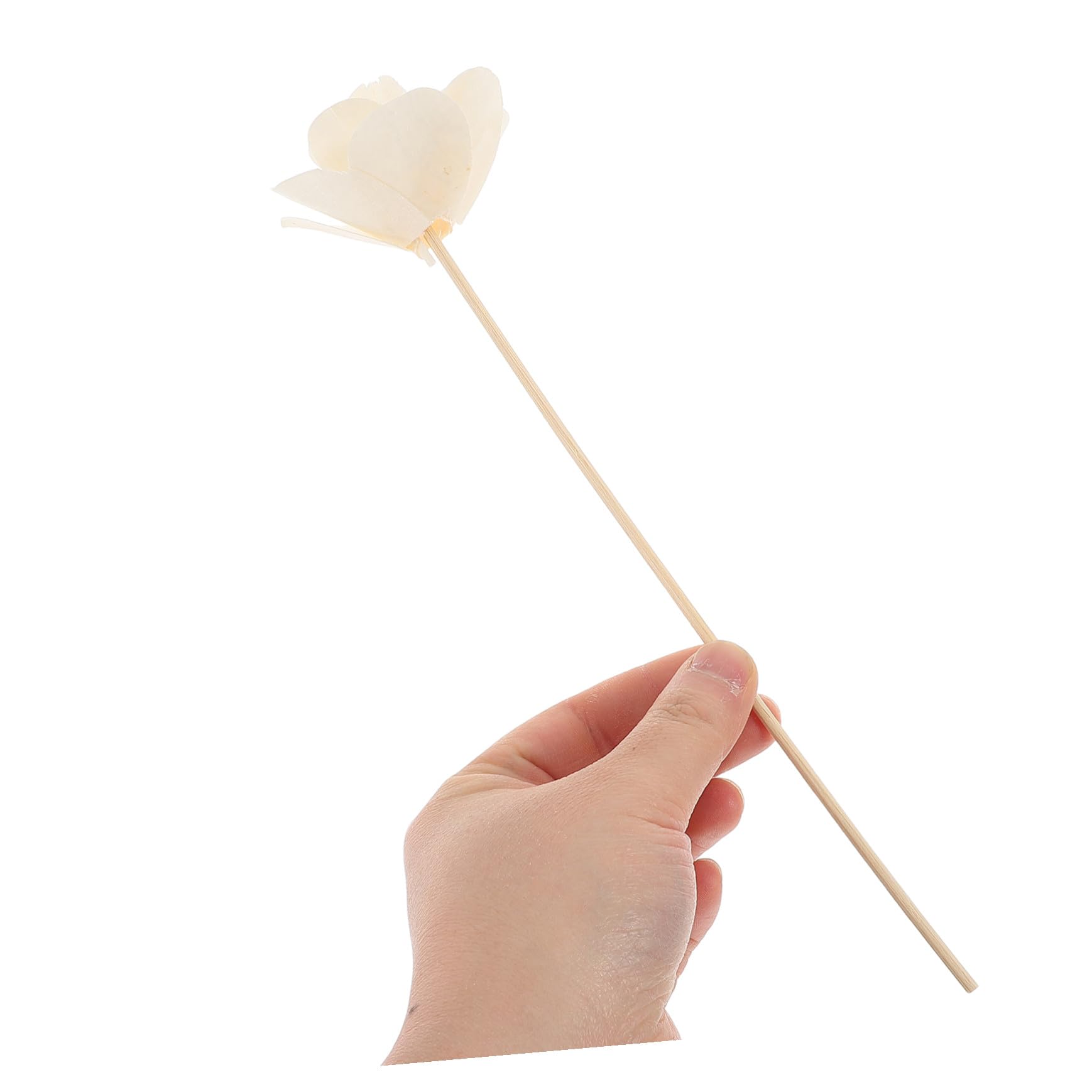 Cabilock 6pièces Bâtonnets Diffuseurs de Parfum Rotin Artificiel Couleur Beige pour Décoration Maison du Bureau Recharge pour Diffuseur Huiles Essentielles