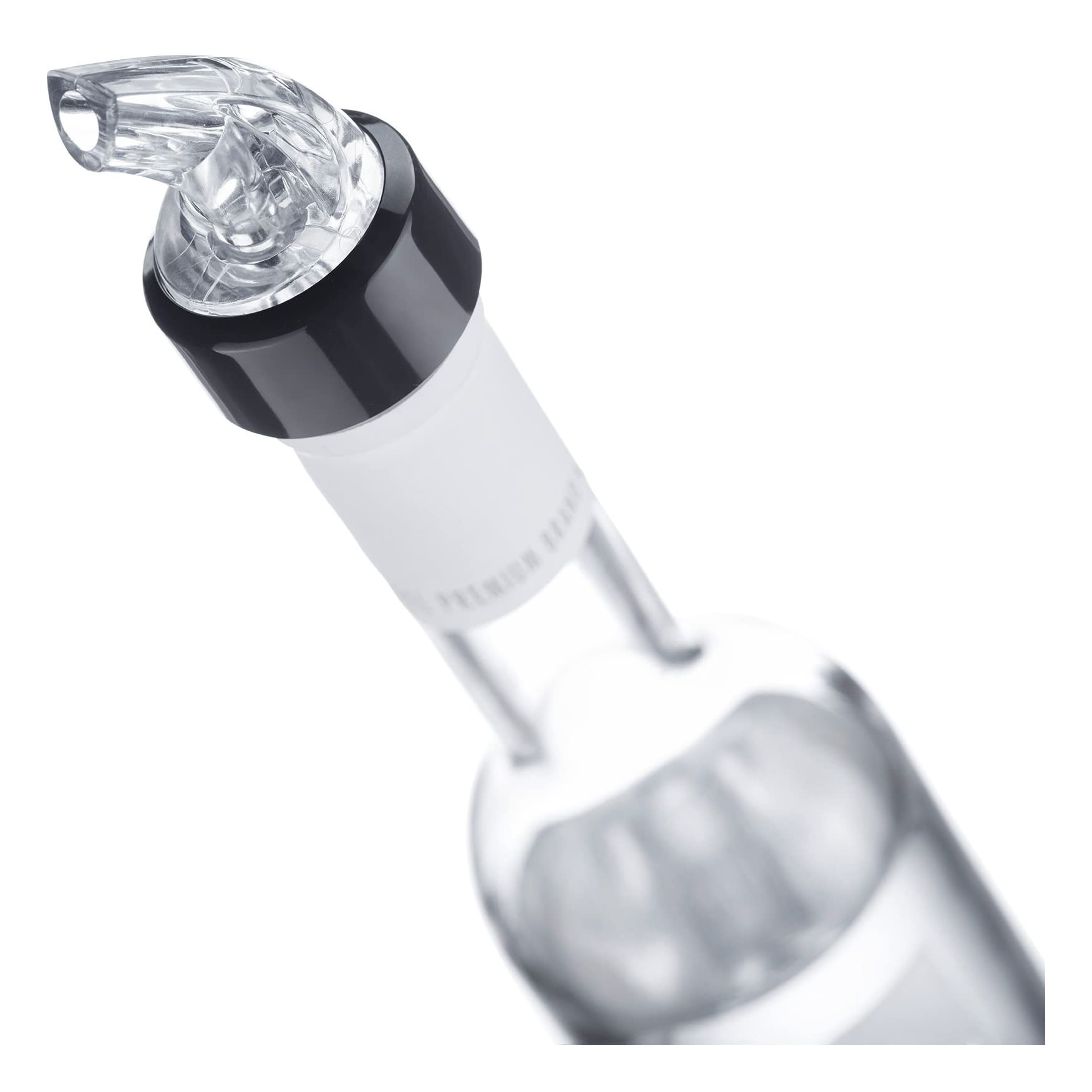 12 Doseurs Becs Verseurs Westmark - 4cl Auto-pour, Transparent, Pour Bouteilles 0,7-1L