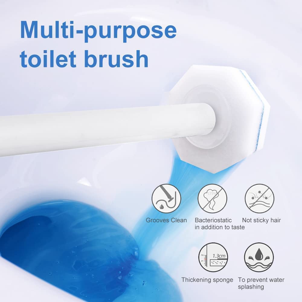 40 cabezales de escobilla de inodoro compatibles con Clorox Wand Refill