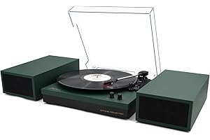 LP&No.1 Wireless Record Player with Stereo Bookshelf Speakers