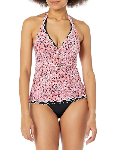 Profile by Gottex Women's Standard Pretty Wild Halter Tankini