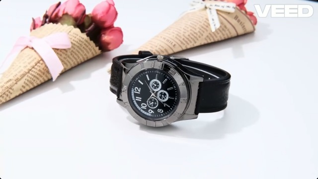 Encendedor eléctrico con reloj de pulsera militar para hombre miniatura 6