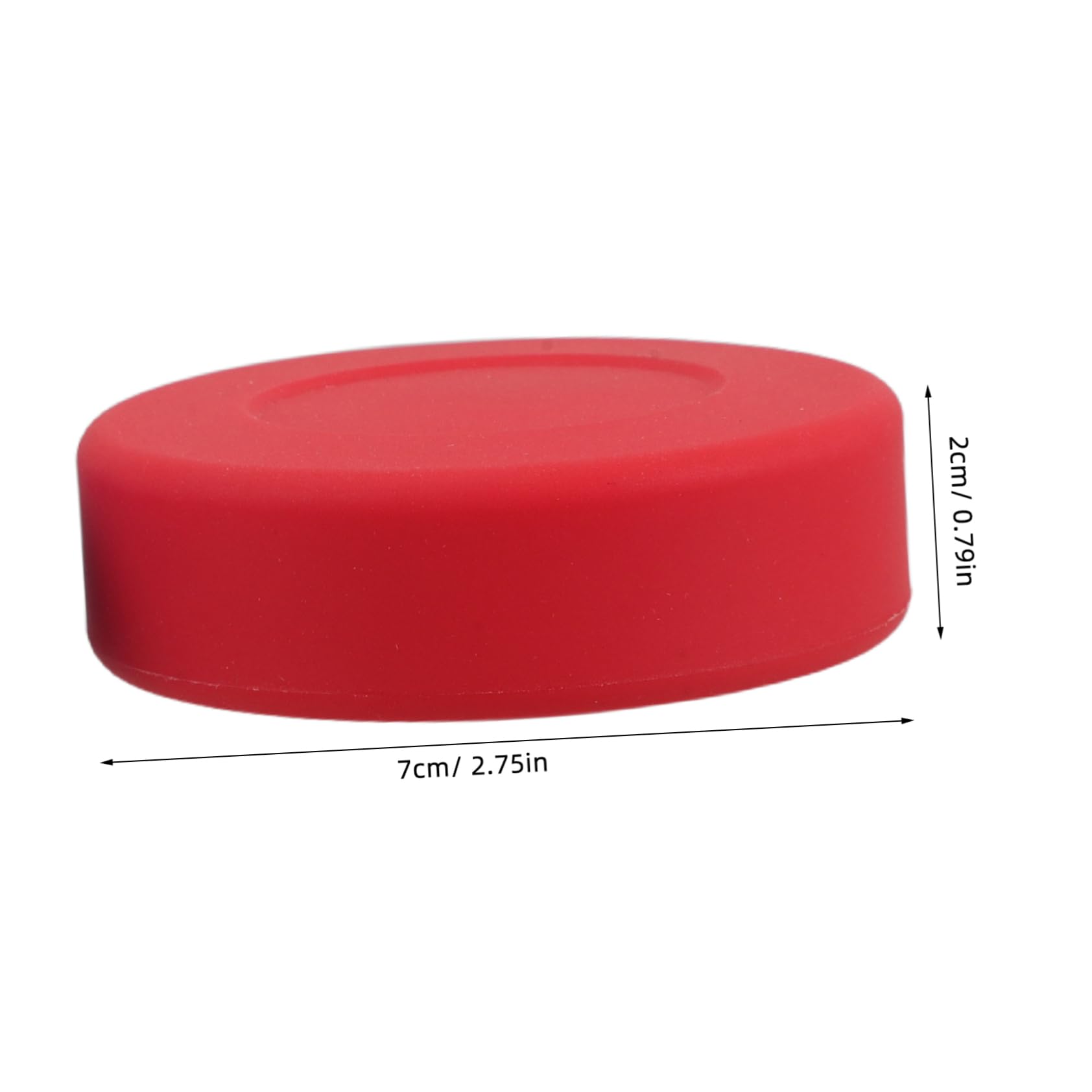 NAMOARLY Hockey Pucks Pcs Matte PVC Pucks Glow for Ice Hockey Training Floor Games