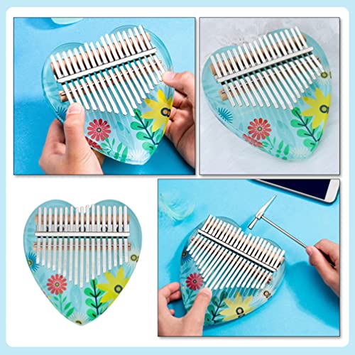 BIENKA Kalimba 17 Touches Mini Kalimba Pouce Piano Doigt Percussion Clavier Instrument de Musique Portable Cadeau for… - Les Beatles, Paul McCartney, John Lennon, RIngo Starr, George Harrison BIENKA Kalimba 17 Touches Mini Kalimba Pouce Piano Doigt Percussion Clavier Instrument de Musique Portable Cadeau for… – Image 7