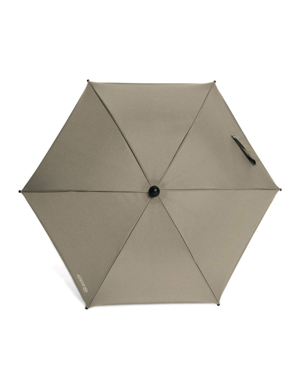 Mamas & PapasUniversal Parasol, UPF 50+ Fabric, Easy Fit Clamp and Adjustable, Flexible Arm for Pram/Pushchair/Buggy, Cashmere