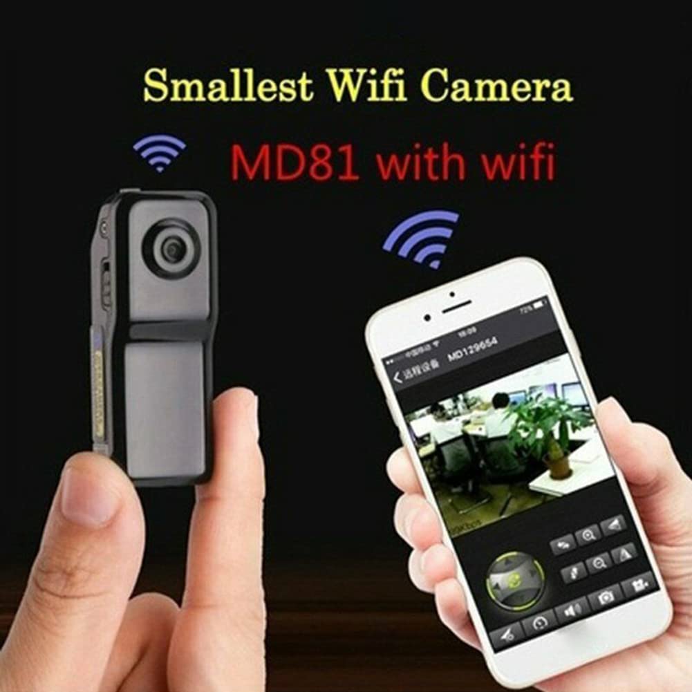 Mini Caméra Espion WiFi - Caméra DV DVR Cachée, Enregistrement 720x480, Batterie Longue Durée, Idéale Sport & Sécurité