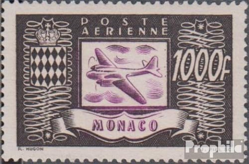 Sellos de correos Mónaco 396 temática aviación y zepelines año 1949 Prophila