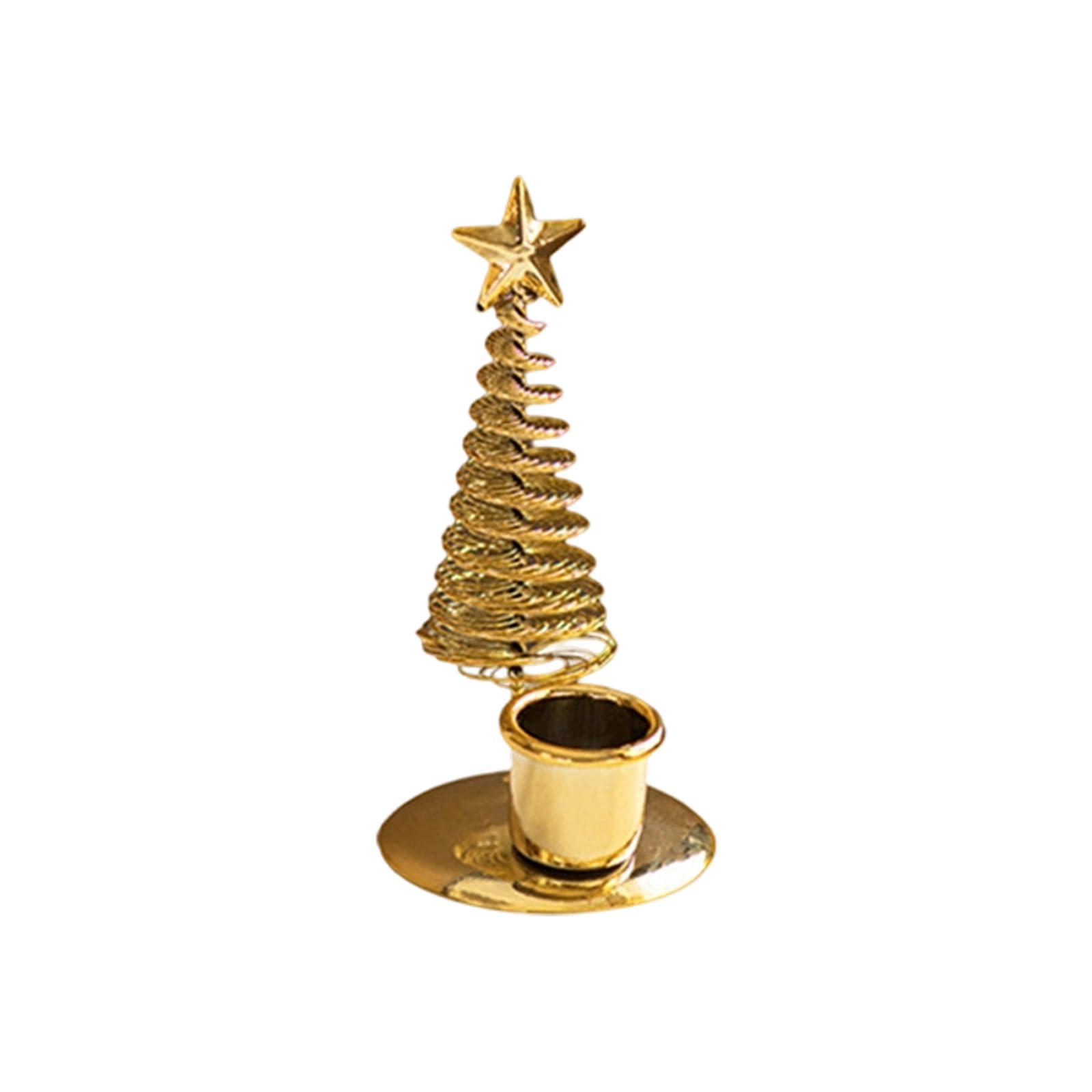 Tsophreniq Christmas Tree Taper Holders, Christmas Decorations Iron Holers Iron Candlestick Holders for Centerpieces Sticks Holder Decor