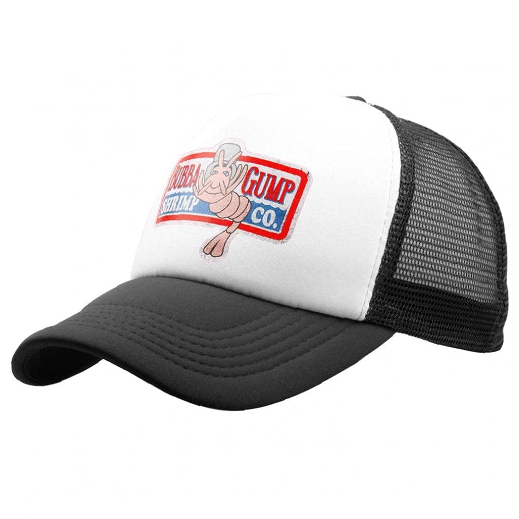 Tossper Men's Style 2 1Pc Baseball Cap Adjustable Bubba Gump Baseball Cap Shrimp Embroidered Snapback Hats Sport Running Caps For