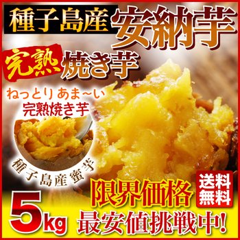 ホロニックフーズ 種子島産プレミア蜜芋使用 完熟安納芋焼き芋5kgのサムネイル