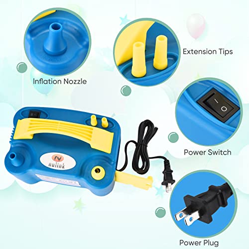 Nulink NL-2434 Electric Portable Dual Nozzle Balloon Blower Pump Inflation thumb #3