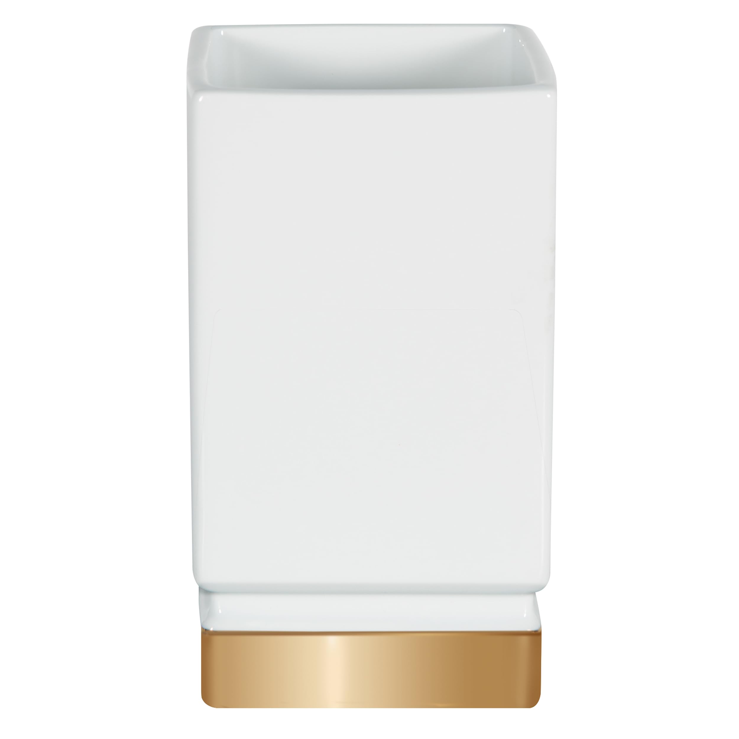 Spirella White/Gold Porcelain Roma Tumbler,