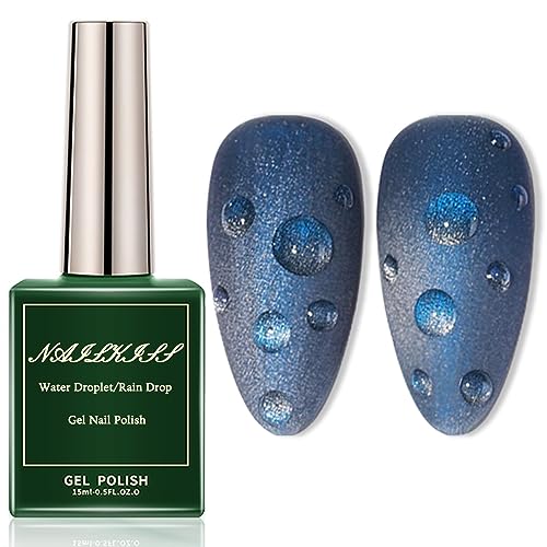 15ml/Bottle Clear Sculpting Gel for Nail Art Water Droplet Gel Nail Polish Rain Drop Soak Off UV LED Nail Gel Polish Ice Dew Nail Art Design