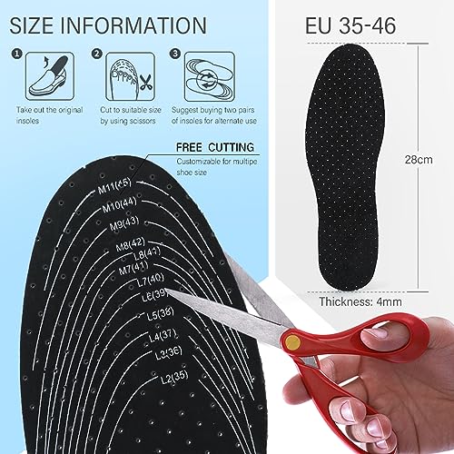 Plantillas para zapatos 6 pares con carbón activado antiódor miniatura 6