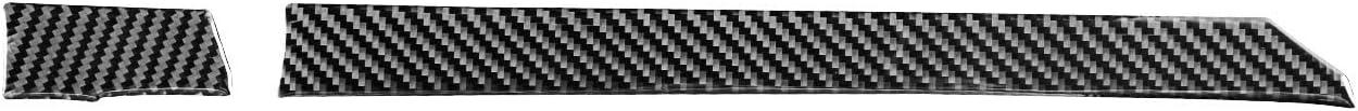 NVCNX Real Premium Carbon Fiber for Toyota Corolla & Cross 2020-2026 2021 2022 2023 2024 2025 Hybrid Hatchback L LE XLE SE XSE FX Car Dashboard Cover Interior Dash Trim Accessories Sticker Decal 2PCs