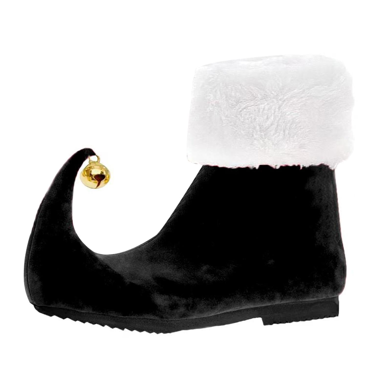 Chaussures de Noël avec clochettes pour costume adulte confortable