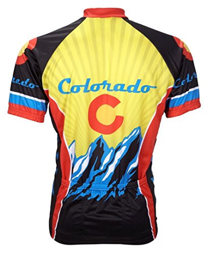 World Jerseys Colorado Cycling Jersey Men's Large Short Sleeve