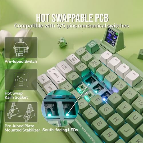 EPOMAKER RT100ワイヤレスメカニカルキーボード の商品画像 4