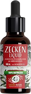 Nature Animal® Tick Protection Liquid for Dogs and Cats with Immediate Effect - Tick Repellent for Your Pet - Natural Treatment Highly Effective product image