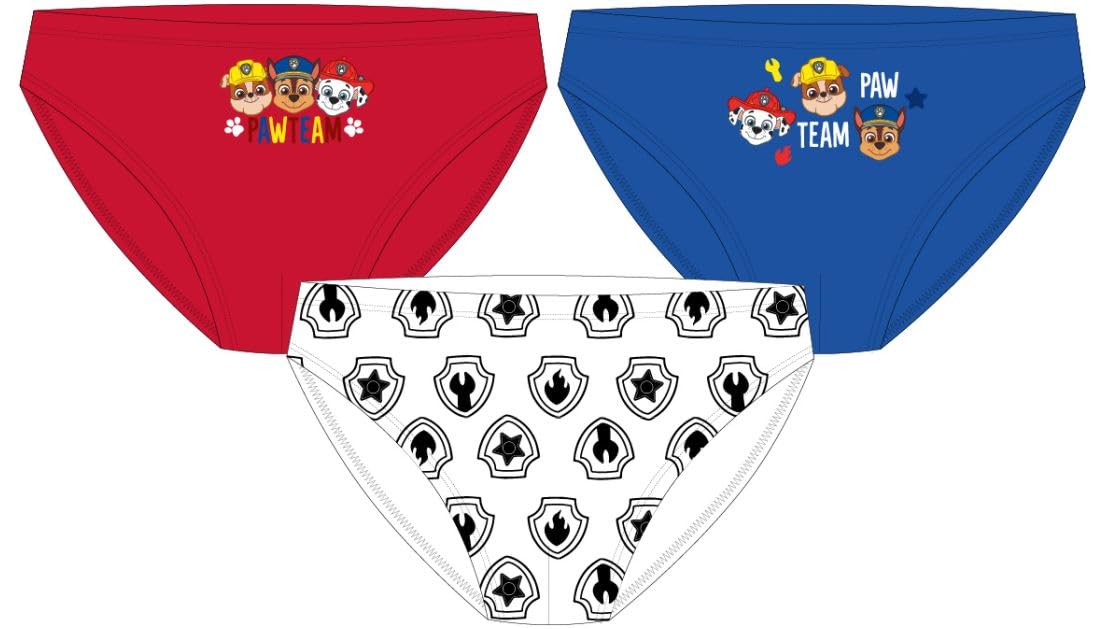 Marvel Spiderman und Paw Patrol Jungen 4er Pack Boxershorts