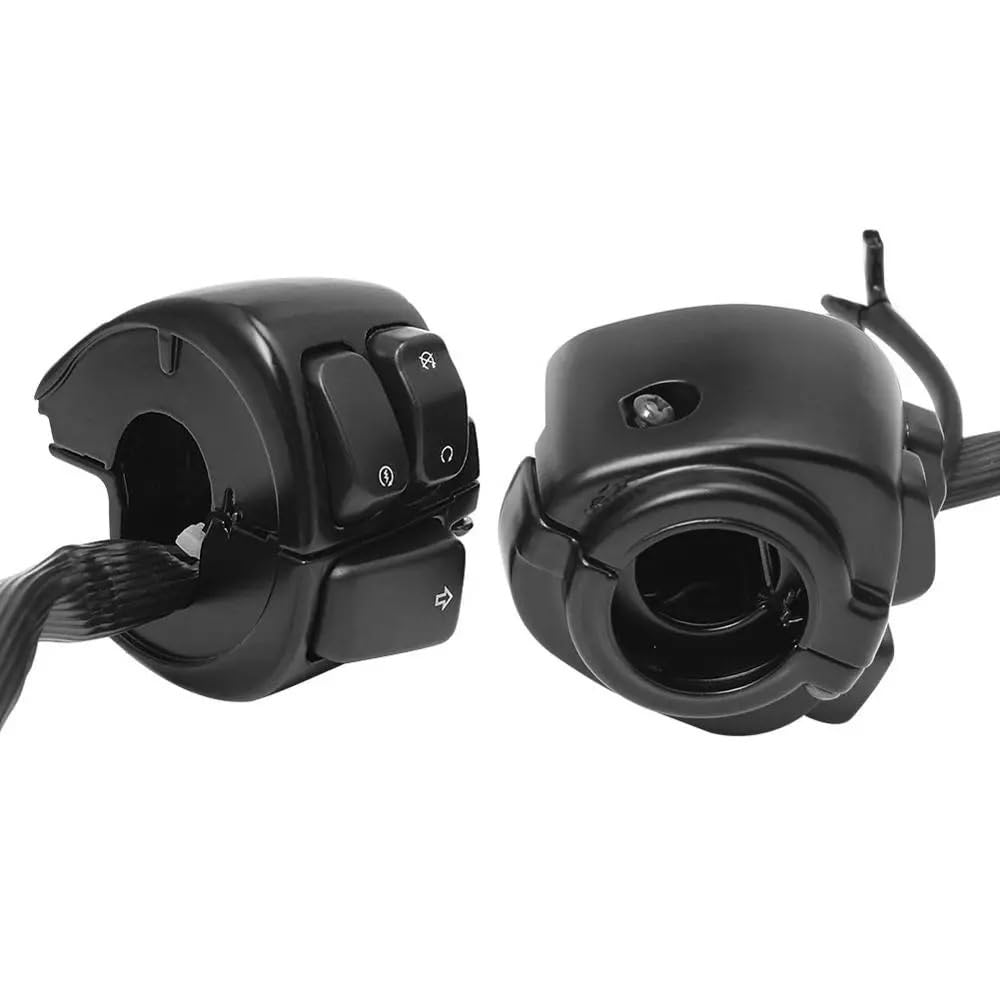 Motorcycle handlebar risers Motocykl czarny 1 "kierownica włącznik sterowania kierunkowskazami pasuje do Harley XL883 Sportster Dyna V-ROD Softail