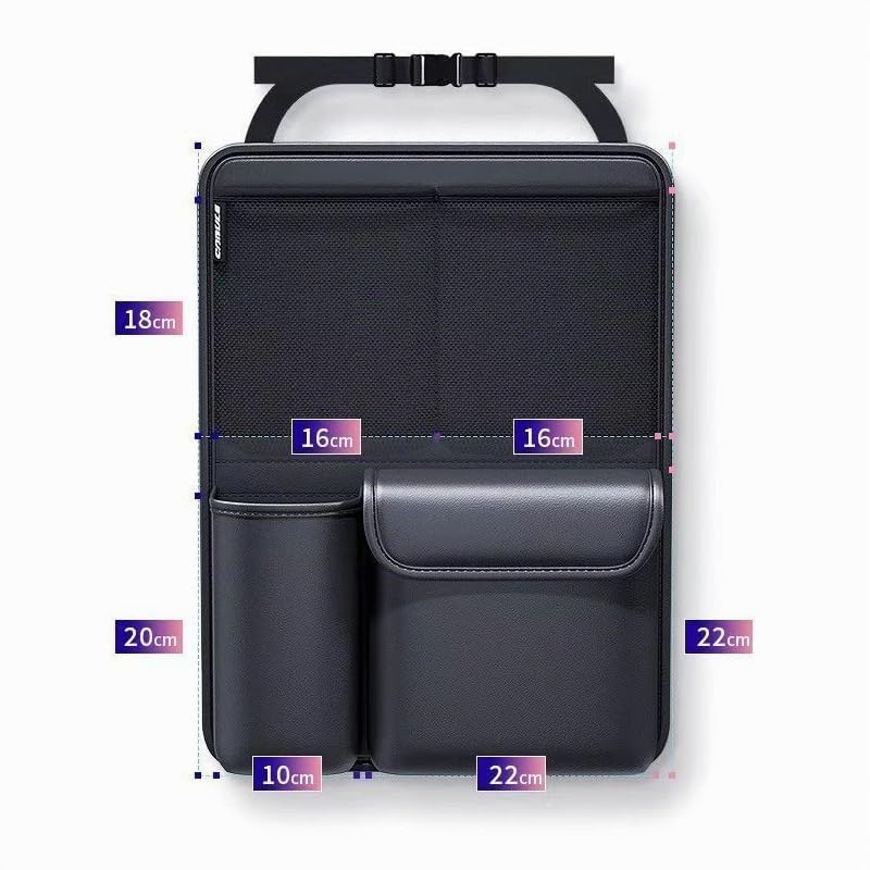 Kofferraum Organizer für VW T5 T6 T6.1 California Multivan Transporter T7 Multivan, Auto Kofferraumtasche Rücksitz Organizer für Aufbewahren und Organisieren von Dingen Zubehör,3pcs