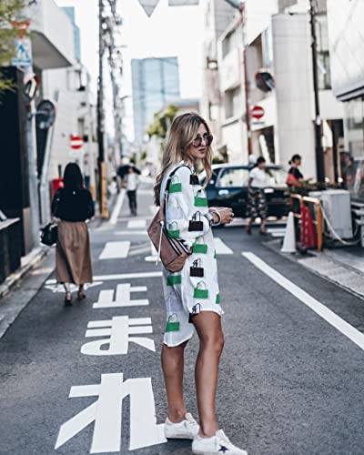 Image of Women's Swimsuit Cover up,Silky Button Down Shirt Midi Dress Kimono,Summer Bathing Suit Beach Coverups for Women (CP-Aline)