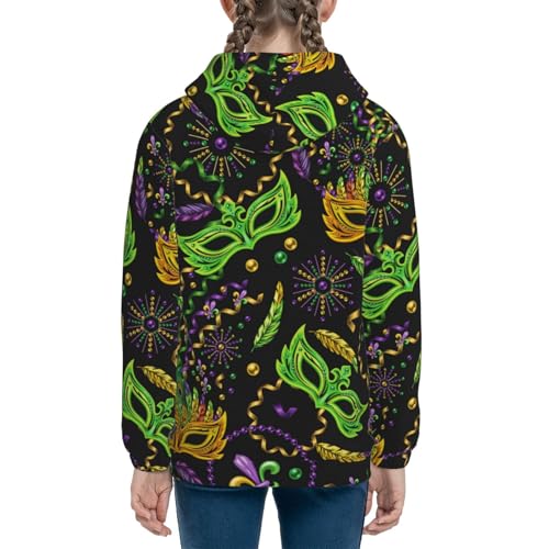 Carnival Mardi Gras3 Kids Pullover Hoodies Boys Sweatshirts Girls Athletic Clothes with Pocket4