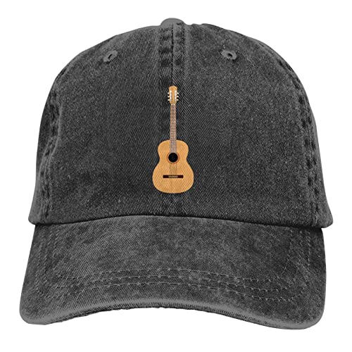 Hip-Hop Casquette Guitare Casquette Rétro Casquette Trucker Réglable Denim Casquette pour Homme, Camping, Cadeau Cover