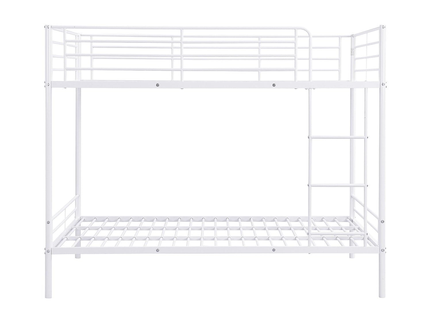 Vente-unique-Letto a castello 2 x 120 x 190 cm Bianco - DUOTIS II