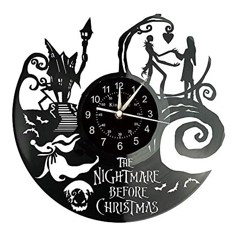 Reloj de Pared Smotly Vinilo Pesadilla Antes de Navidad Cover
