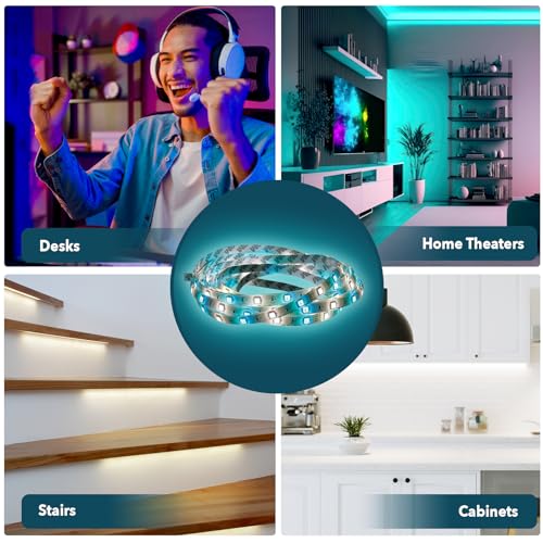 Tira LED GT-Lite 800 Lúmenes 16ft Blanco y Color miniatura 4