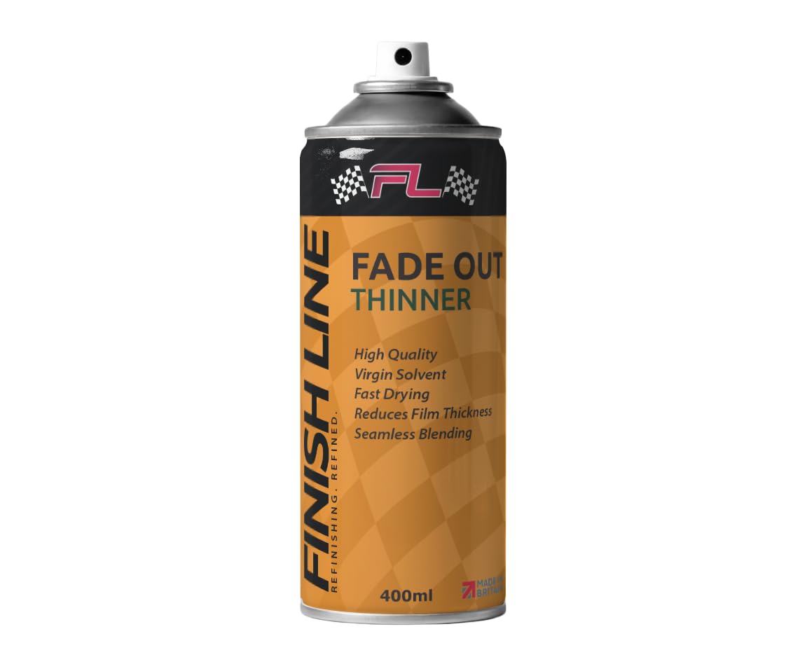 Finish Line Fade Out Thinner Aerosol 400ml, Fast Drying, Blends Seamlessly