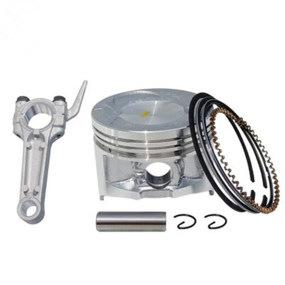 Itrvcay 5 Pcs Kit 148F Connecting Rod Piston Ring Fit For Mz80 24V 1.8Kw 2.2Kw Inverter Generator Parts