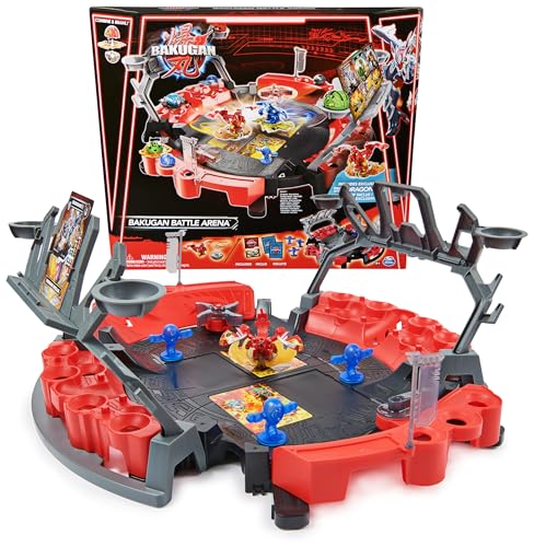 BAKUGAN Battle Arena with Exclusive Special Attack Dragonoid Customisable Spinning Action Figure and Playset Kids Toys for Boys and Girls 6 and up