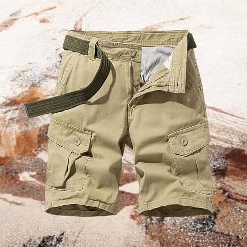 Men's Cargo Shorts Summer Casual Workwear Lightweight Relaxed Fit Outdoor Utility Pockets Shorts for Hiking2