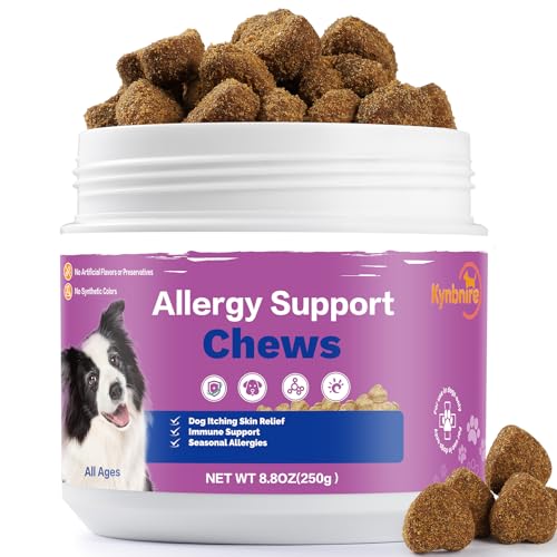 Kynbnire Dog Allergy Chews for Itchy Skin and Seasonal Allergies