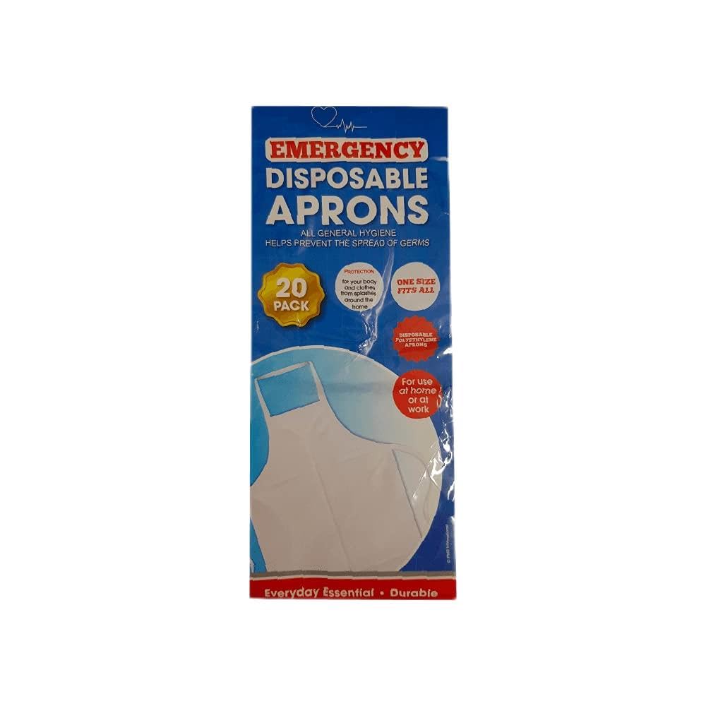 PMS 20 Pack of Disposable Aprons
