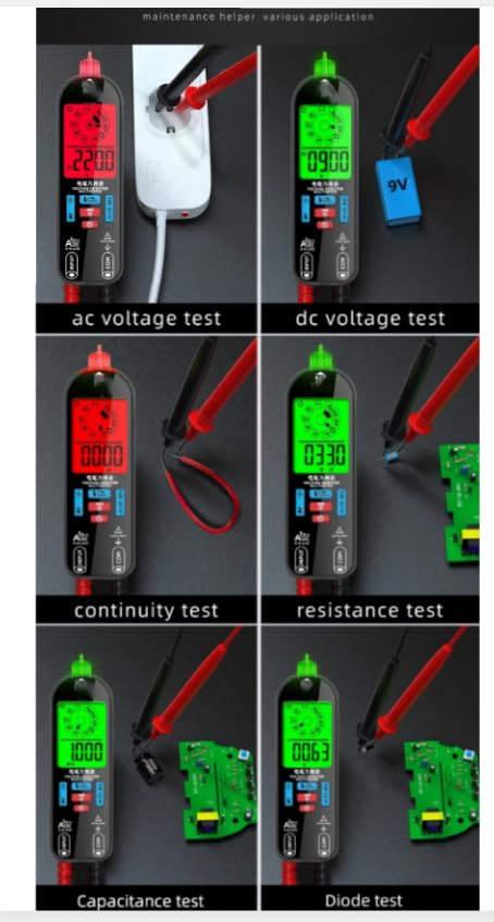 A1X USB Digital Multimeter TrueRMS DCACVoltage Tester