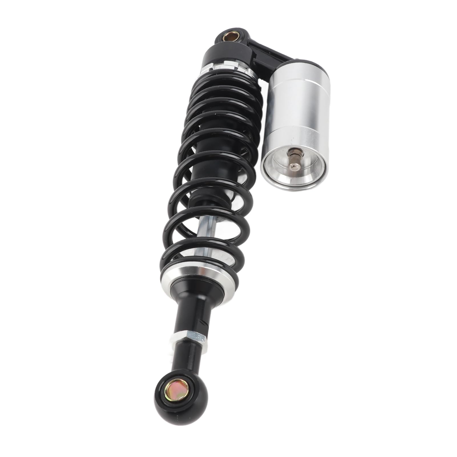 Jiawu Para 340mm Amortyzatora Motocyklowego Sprężyna Tylnego Zawieszenia, Uniwersalny Amortyzator o Dużej Wytrzymałości do Skutera Gokartowego ATV SUV, Stop Aluminium CNC, wytrzymałość na