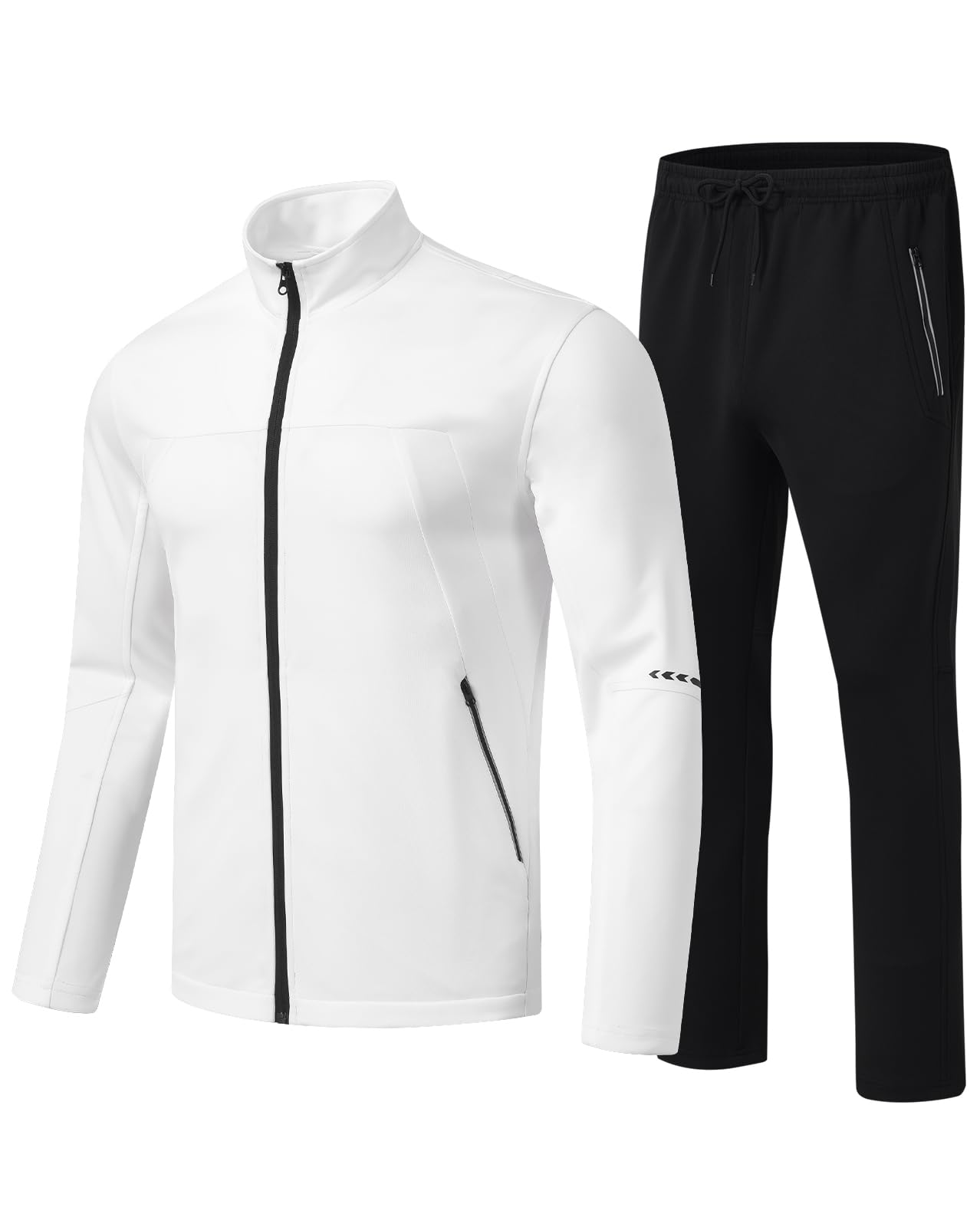 TBMPOYMen's Tracksuits Sweatsuits for Men Sweat Track Suits 2 Piece Casual Athletic Jogging Warm Up Full Zip Sets