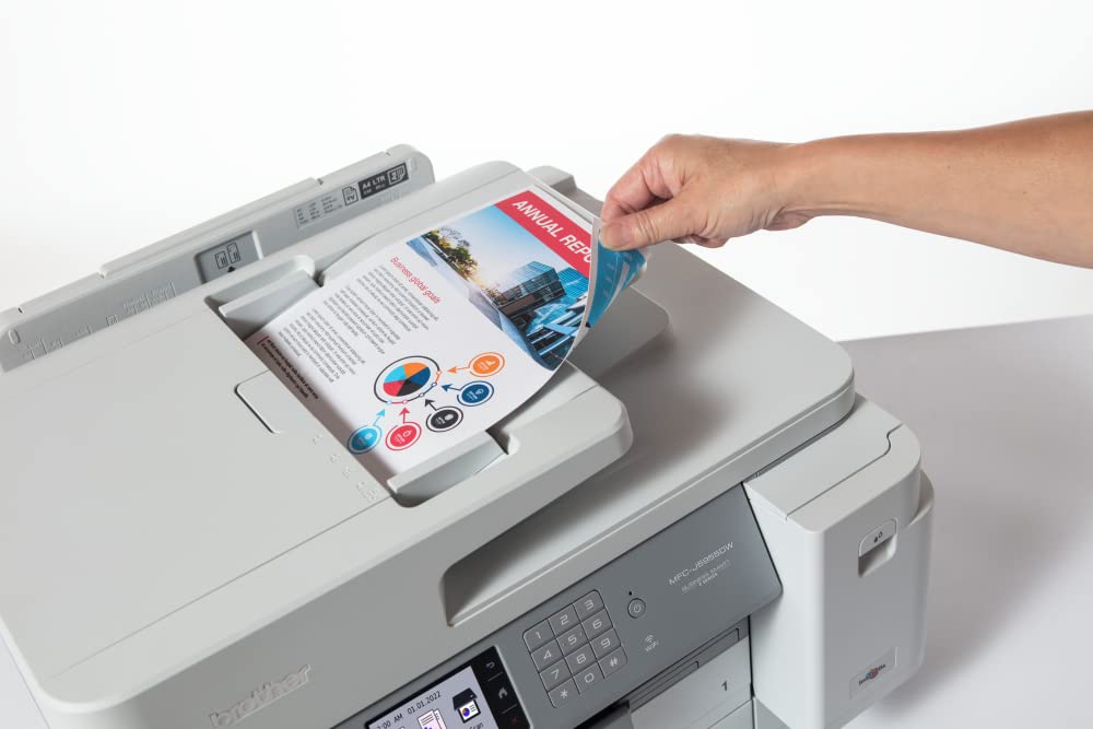 Brother MFCJ5955DW- Impresora multifunción de Tinta Profesional con impresión hasta A3 y dúplex automático A4 en Todas Las Funciones