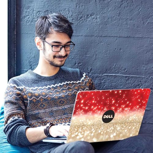 Image of Pattern D85 Full Body Vinyl Laptop Skin /Sticker /Cover Upto 15.6 Inches Laptops Laminated-Removable-HD Quality Compatible for -Dell (15x10 Inches)