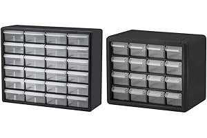 Akro-Mils 24 Drawer Plastic Drawer Storage Cabinet (10124)