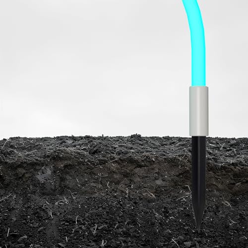 Estacas de chão para paisagem, pacote com 22 plugues de aterramento para iluminação de caminhos ao a