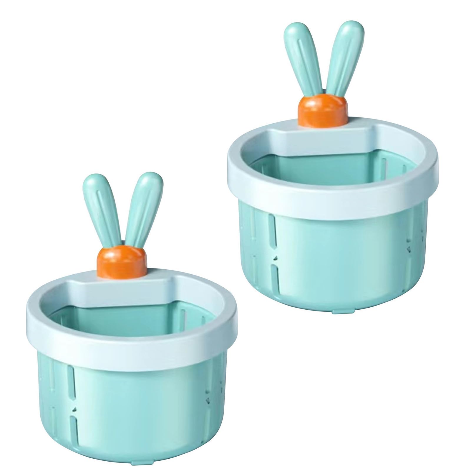 2 Pack Sink Drain Strainer, Abs Press-to-empty Sink Food Catcher, Accessories for Kitchen & Bathroom